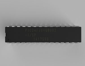 PIC24FJ64GB002　3Dモデル