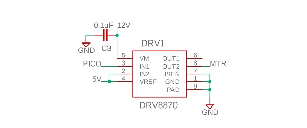 DRV8870結線図